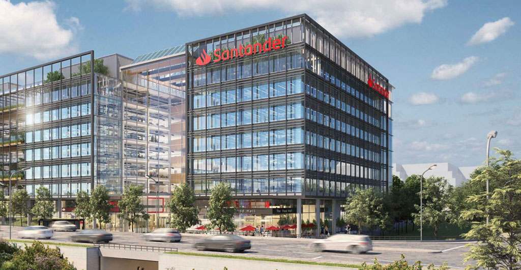 Building work deal struck on Santander’s new state-of-the-art £150m office hub in Milton Keynes